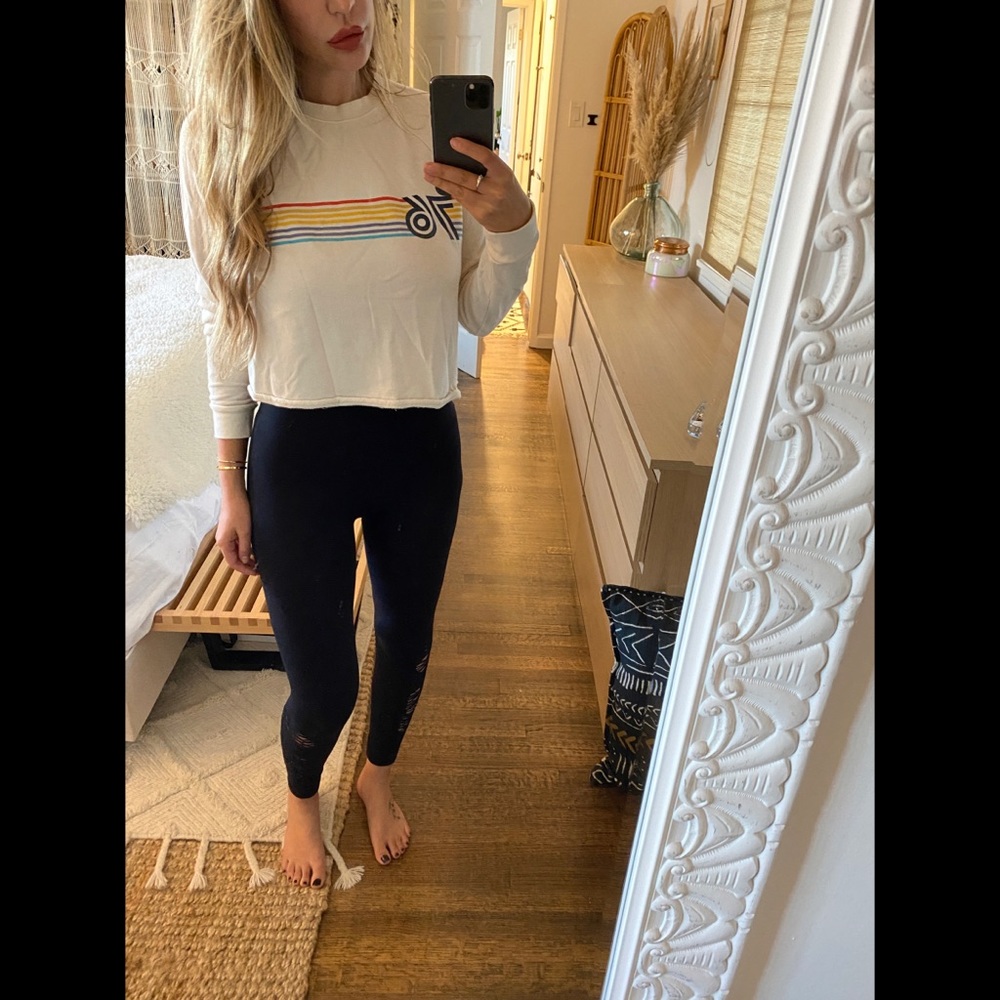 Retro Cropped Sweatshirt